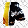 FIGHTERS - Thai Boxing Shorts / Elite Muay Thai / Black-Yellow