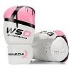 FIGHTERS - Gants de boxe pour enfants / Punch  / 4 oz / Blanc-Rose