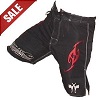 FIGHT-FIT - Fightshorts MMA Shorts / Brazilian / Schwarz