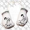 FIGHT-FIT - Mini Boxing Gloves / Muay Thai / White