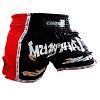 FIGHTERS - Shorts de boxe thai / Elite Pro Muay Thai / Noir-Rouge