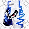 FIGHTERS - Pantaloncini Muay Thai / No Fear / Bianco-Blu