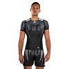 Venum - Rashguard / Adrenaline / Short Sleeve / Noir-Argent-Gris