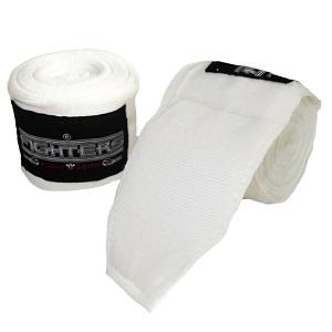 FIGHTERS - Bandages de Boxe / 450 cm / non élastiques / Blanc