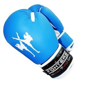 FIGHTERS - Gants de boxe pour enfants / Attack / 6 oz / Bleu