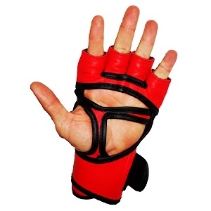 FIGHTERS - MMA Handschuhe / Elite / Rot / Large