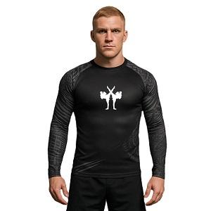 FIGHTERS - Rash Guard / Tribal / Noir / Large