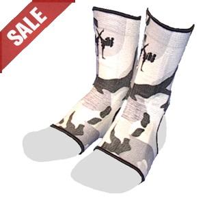 FIGHTERS - Knöchelschoner / Ankle Guard / Camo-Grau / Small