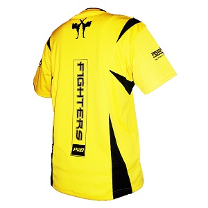 FIGHTERS - Chemise Kick-Boxing / Competition / Jaune / XL