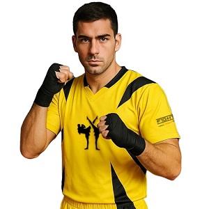 FIGHTERS - Chemise Kick-Boxing / Competition / Jaune / XS