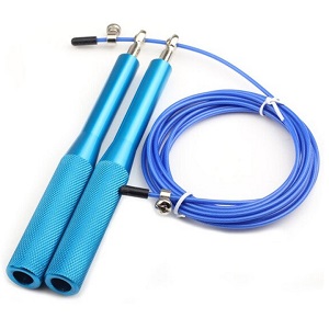 FIGHT-FIT - Skipping rope / Hi Speed / Blue / length adjustable