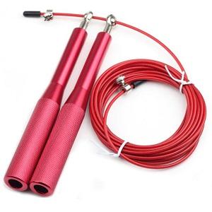 FIGHT-FIT - Skipping rope / Hi Speed / Red / length adjustable