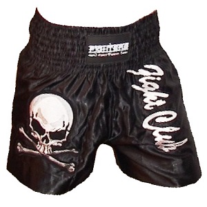 FIGHTERS - Muay Thai Shorts / Fight Club / Schwarz / Large