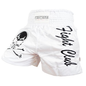 FIGHTERS - Pantaloncini Muay Thai / Fight Club / Bianco / XL