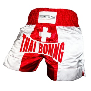 FIGHTERS - Pantalones Muay Thai / Suiza / XXL