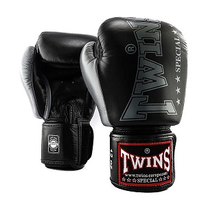 Twins - Boxhandschuhe / BGVL-8 / Schwarz / 14 oz