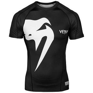 Venum - Rashguard / Giant / Mangas cortas / Negro / XL