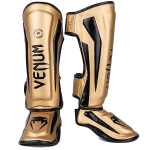 Venum - Schienbeinschutz / Elite / Gold-Schwarz / Large