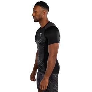 Venum - Rashguard / Tectonic Rapid / Short Sleeve / Noir-Gris / Medium