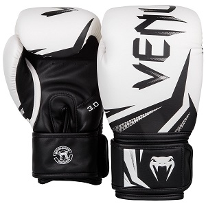 Venum - Guantes de Boxeo / Challenger 3.0 / Blanco-Negro / 10 oz