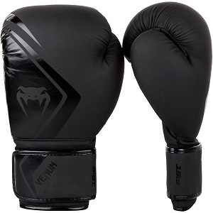 Venum - Boxing Gloves / Contender 2.0 / Black / 12 oz