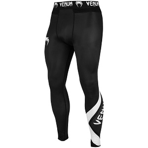 Venum - Pantalon de Compresión / Contender 4.0 / Negro-Blanco / Medium