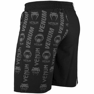 Venum - Training Shorts / Logos / Black-White / Large